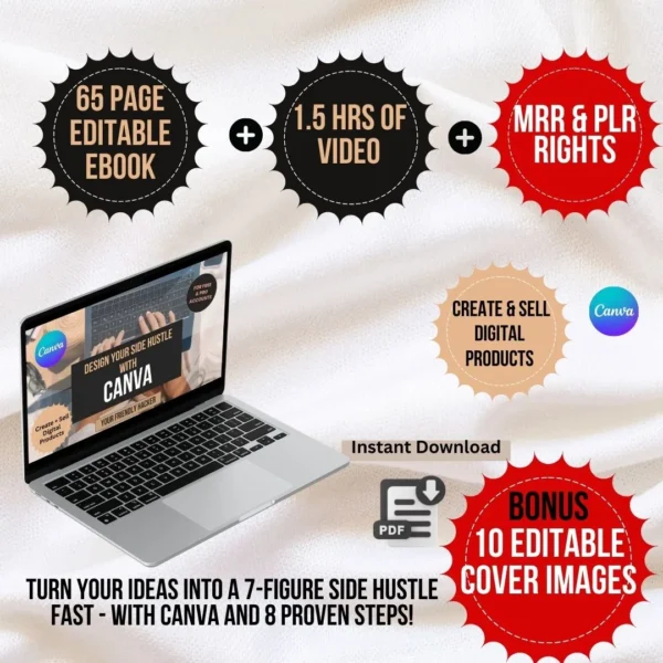 Canva Digital Product Course + Full Resell Rights License - Image 2