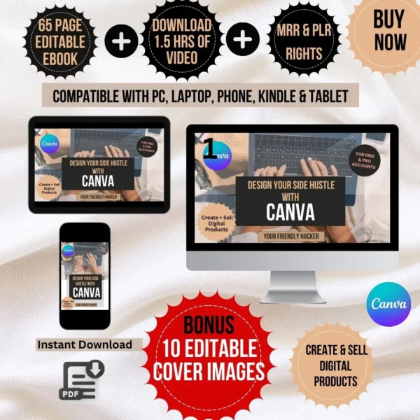 Canva Digital Product Course + Full Resell Rights License