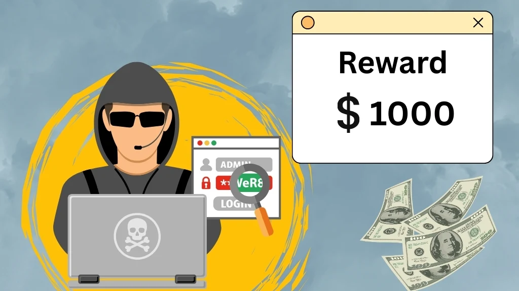 Ethical hacker working for bug bounty reward
