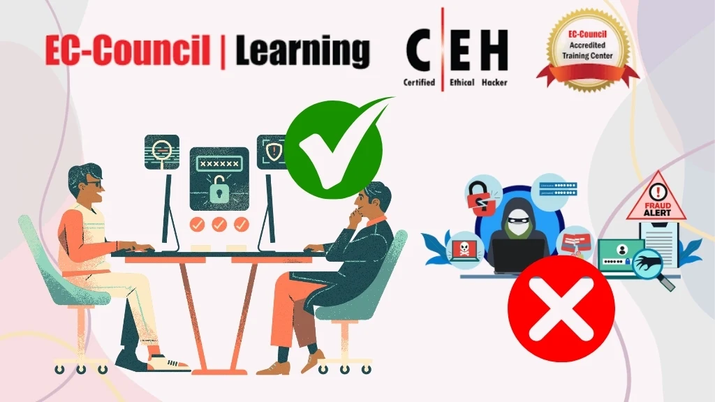 The Image Shows a Ethical hacker whoo has a CEH Certification