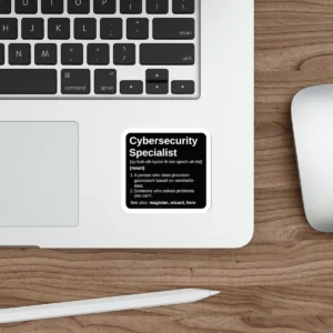Cybersecurity Specialist Sticker