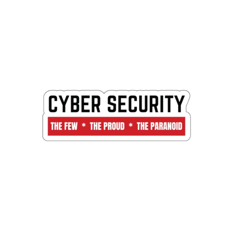 Cyber Security Sticker
