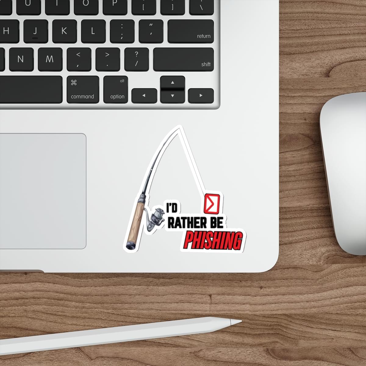 Rather be Phishing Sticker - Image 2