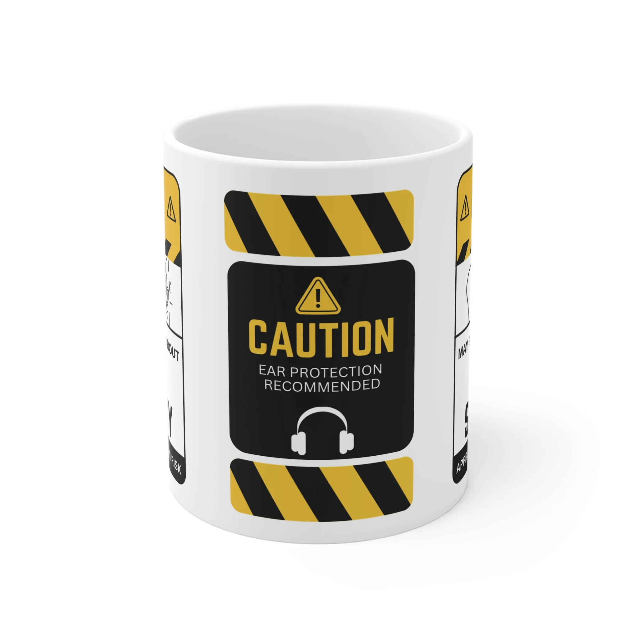 icrcdz7t4n5xipj8lyjw Caution Mug (11oz) - Image 2
